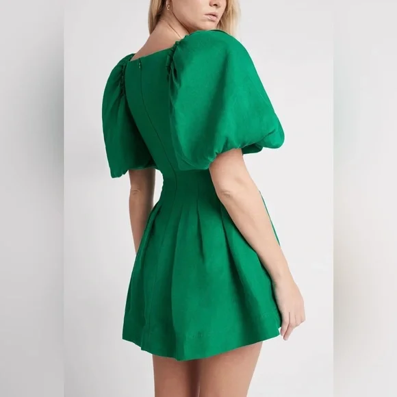 Aje Green Mini Dress Size AU10/US6